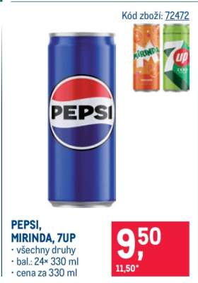 Pepsi, Mirinda, 7Up
