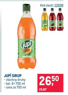 Jupí sirup
