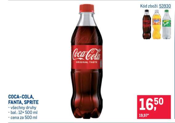 Coca-Cola, Fanta, Sprite