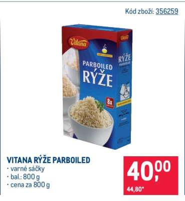 Vitana rýže parboiled