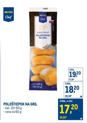 Pološtiepok na gril
