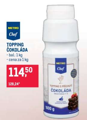 TOPPING ČOKOLÁDA