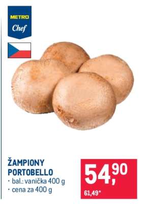 Žampiony Portobello