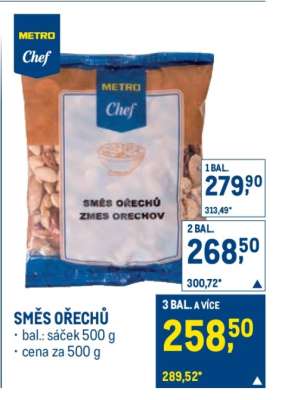 Směs ořechů