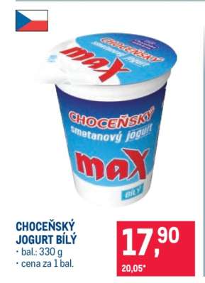 Choceňský jogurt bílý