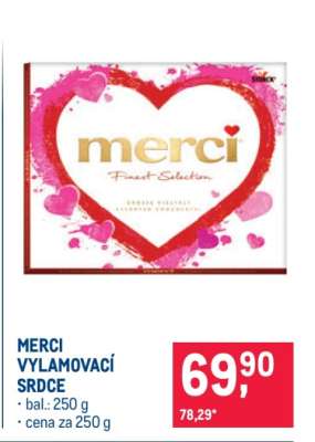 MERCI VYLAMOVACÍ SRDCE