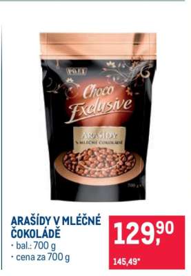 Arašídy v mléčné čokoládě