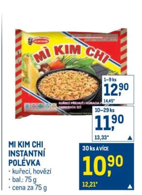 MI KIM CHI INSTANTNÍ POLÉVKA