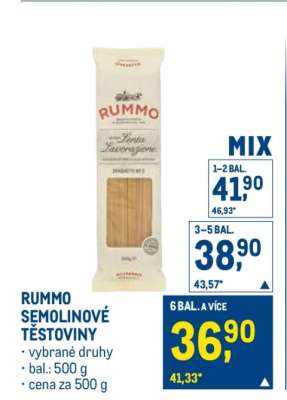 Rummo semolinové těstoviny