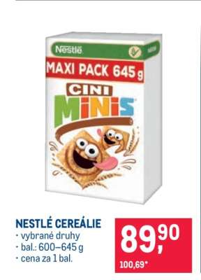 Nestlé cereálie