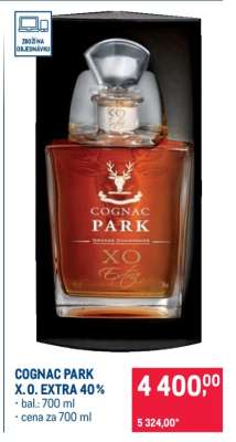 COGNAC PARK X.O. EXTRA 40%