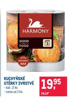 Kuchyňské utěrky 3vrstvé