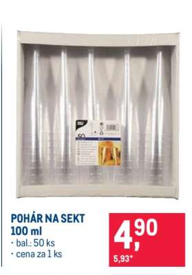 POHÁR NA SEKT