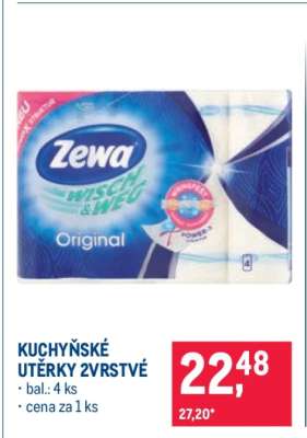 Kuchyňské utěrky 2vrstvé