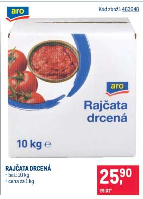 Rajčata drcená