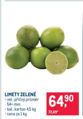 Limety zelené