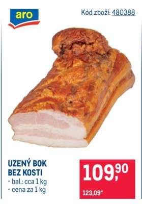Uzený bok bez kosti