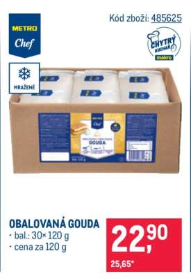 Obalovaná gouda