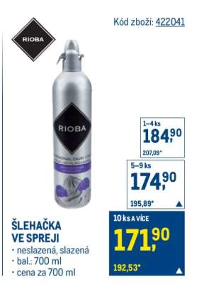 Šlehačka ve spreji
