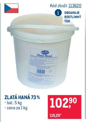 Zlatá Haná 73%
