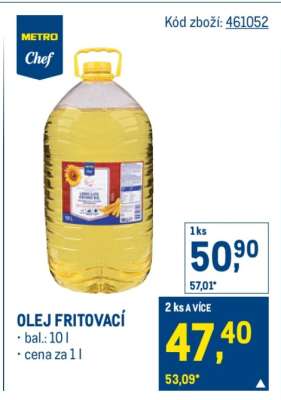 OLEJ FRITOVACÍ