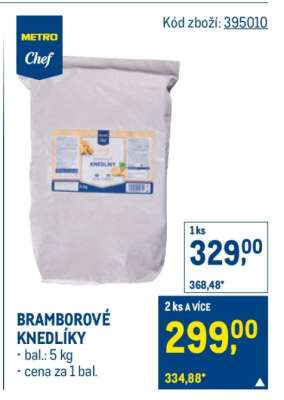 Bramborové knedlíky