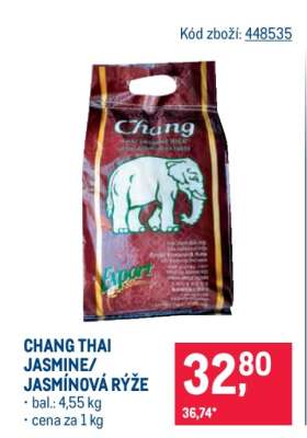 CHANG THAI JASMINE/JASMÍNOVÁ RÝŽE