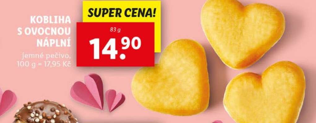 Kobliha s ovocnou náplní*