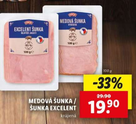 MEDOVÁ ŠUNKA / ŠUNKA EXCELENT