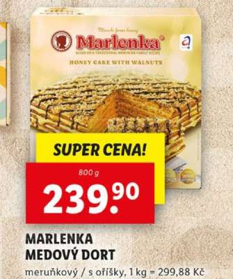 MARLENKA Medový dort