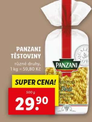 Panzani Těstoviny