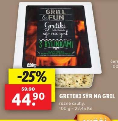 GRETKI SÝR NA GRIL