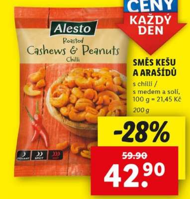 Alesto Roasted Cashews & Peanuts Chilli