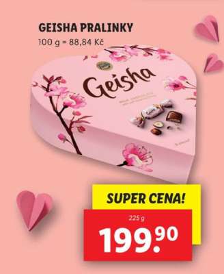 Geisha pralinky