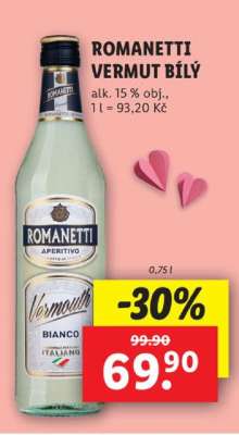 ROMANETTI VERMUT BÍLÝ