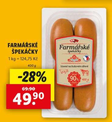 Farmářské špekáčky