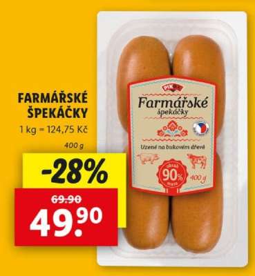 Farmářské špekáčky