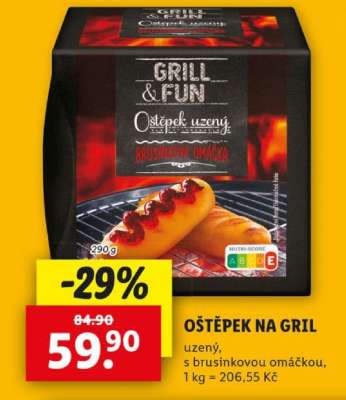 OŠTĚPEK NA GRIL