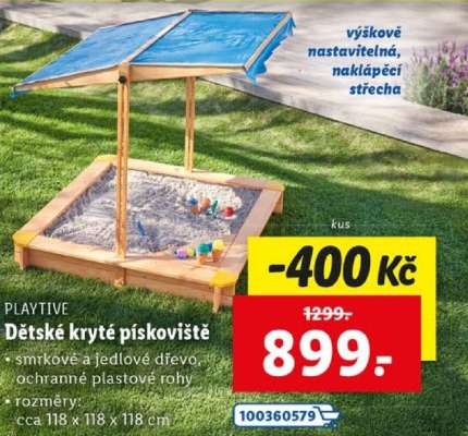 Dětské kryté pískoviště