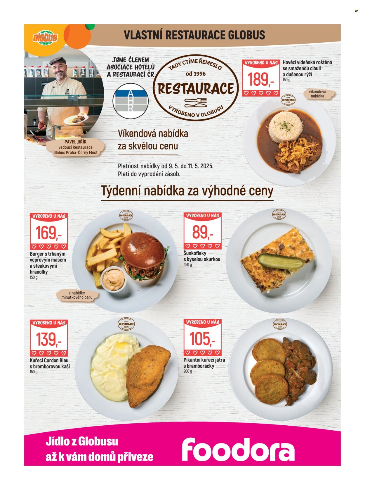 Leták Globus - 7. 5. 2025 - 13. 5. 2025. 