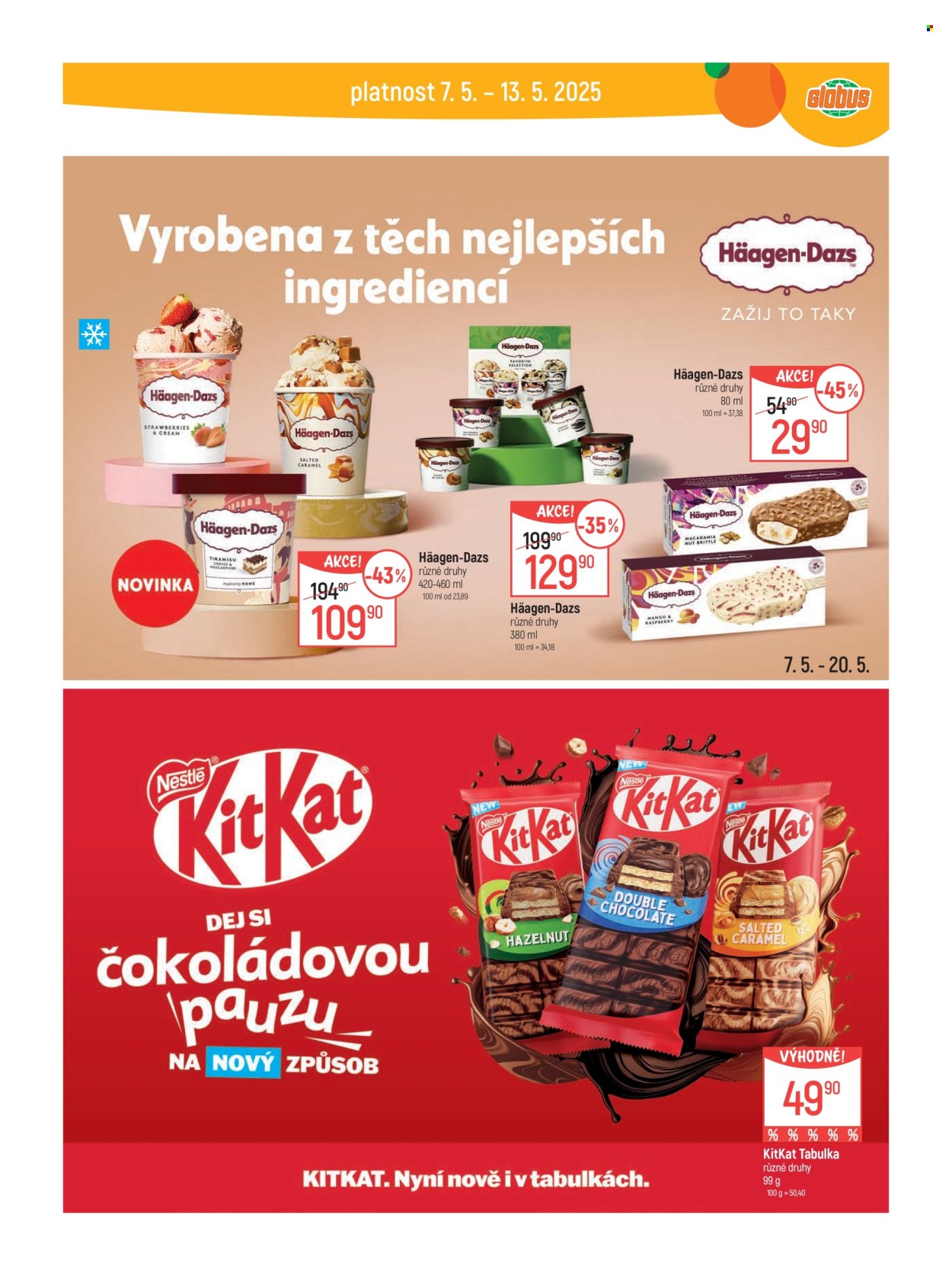 Leták Globus - 7. 5. 2025 - 13. 5. 2025. 