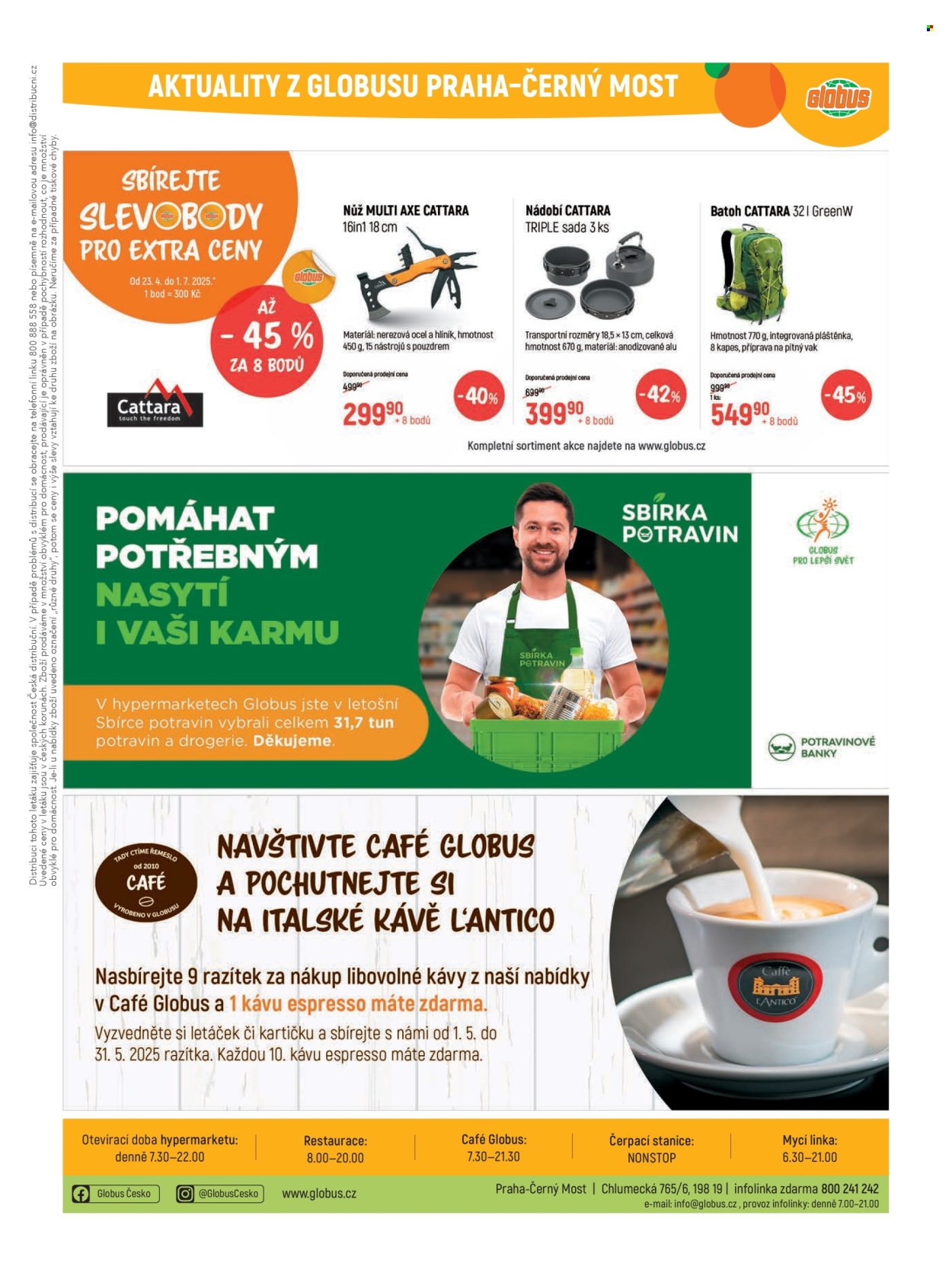 Leták Globus - 7. 5. 2025 - 13. 5. 2025. 
