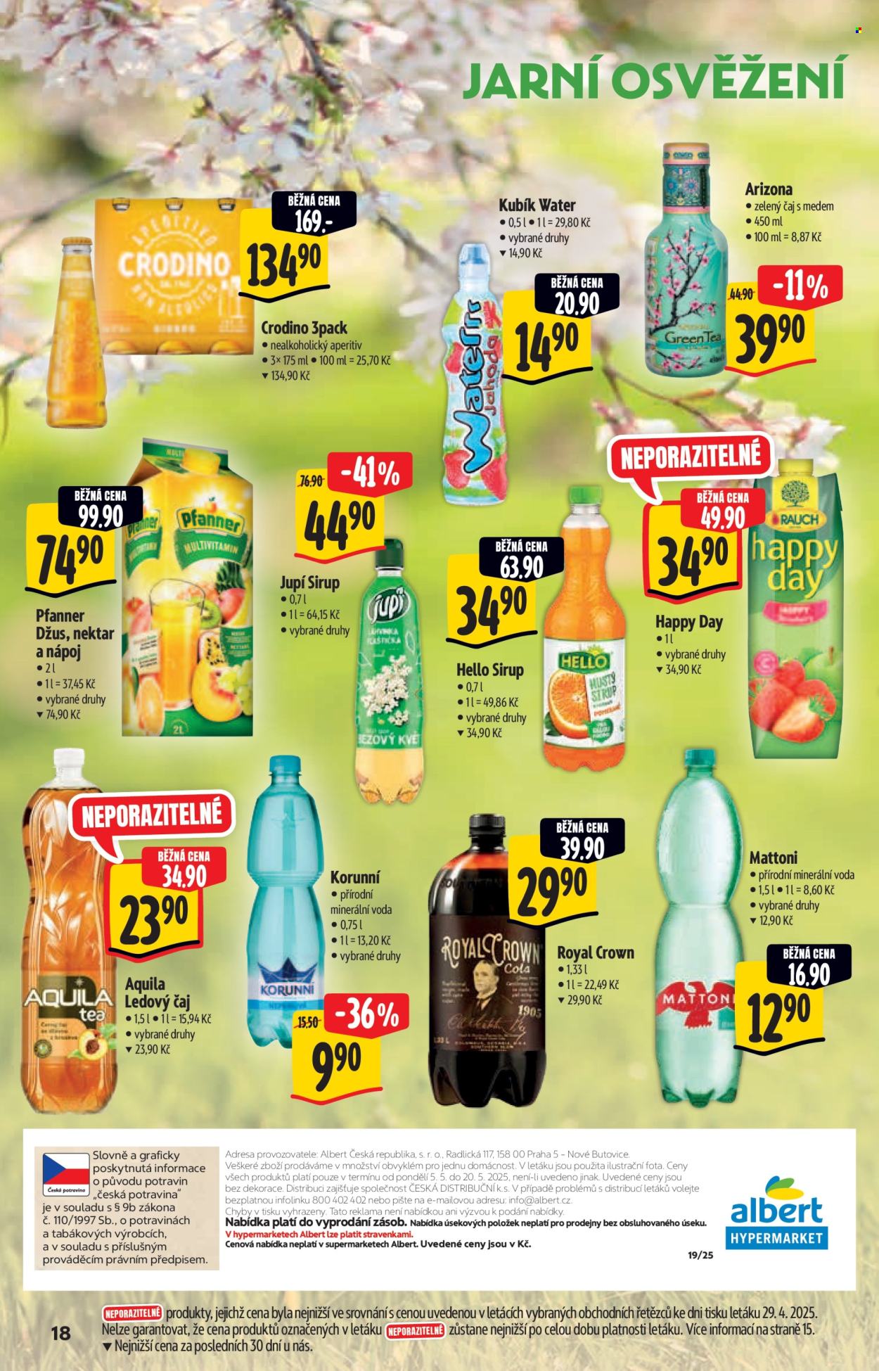 Leták Albert Hypermarket - 5. 5. 2025 - 20. 5. 2025. 