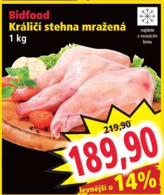 Bidfood Králičí stehna mražená
