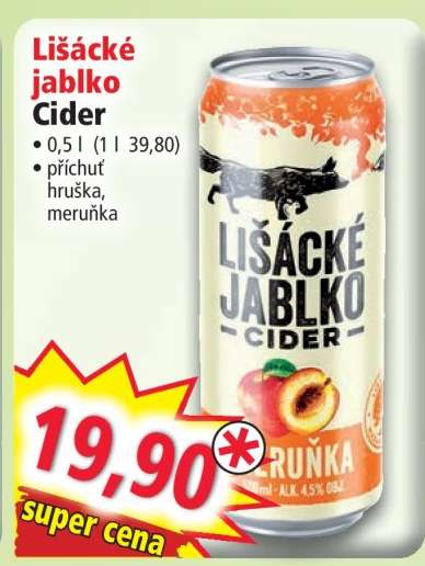 LIŠÁCKÉ JABLKO Cider