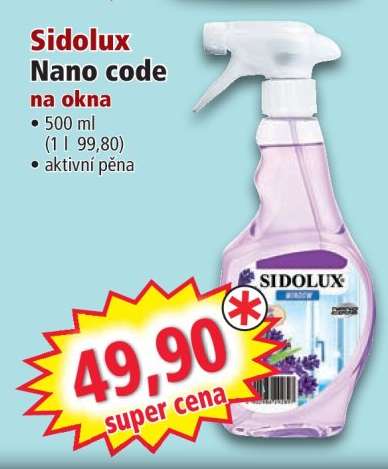 Sidolux Nano code na okna
