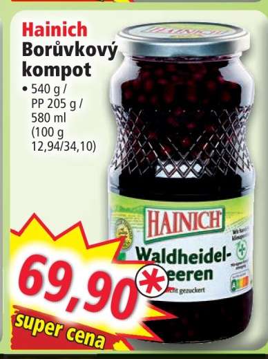 Hainich Borůvkový kompot
