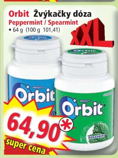 Orbit Žvýkačky dóza
