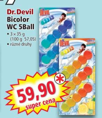 Dr. Devil, Bicolor, WC 5Ball