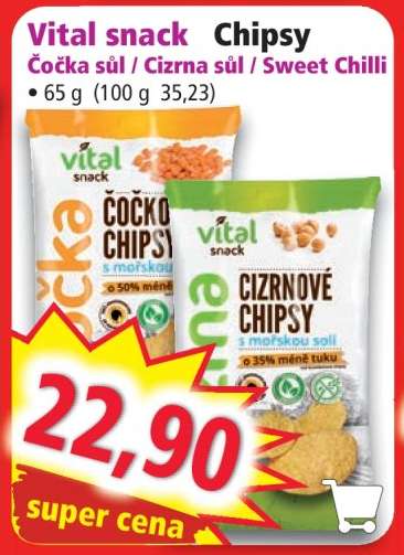 Vital snack Chipsy